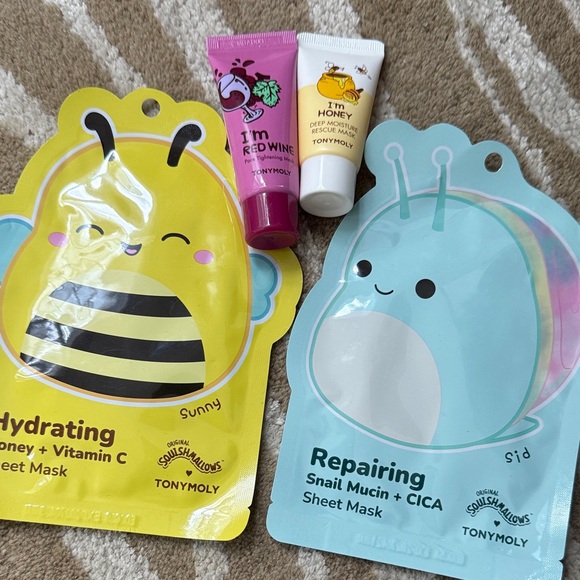 NEW Tony moly Hydrating and Repairing Sheet Mask / mask Set (4) - Picture 1 of 1